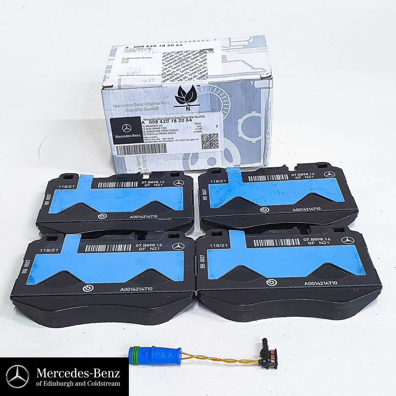 Genuine Mercedes Front Brake Pads C Class E Class models with Sports Brake Package