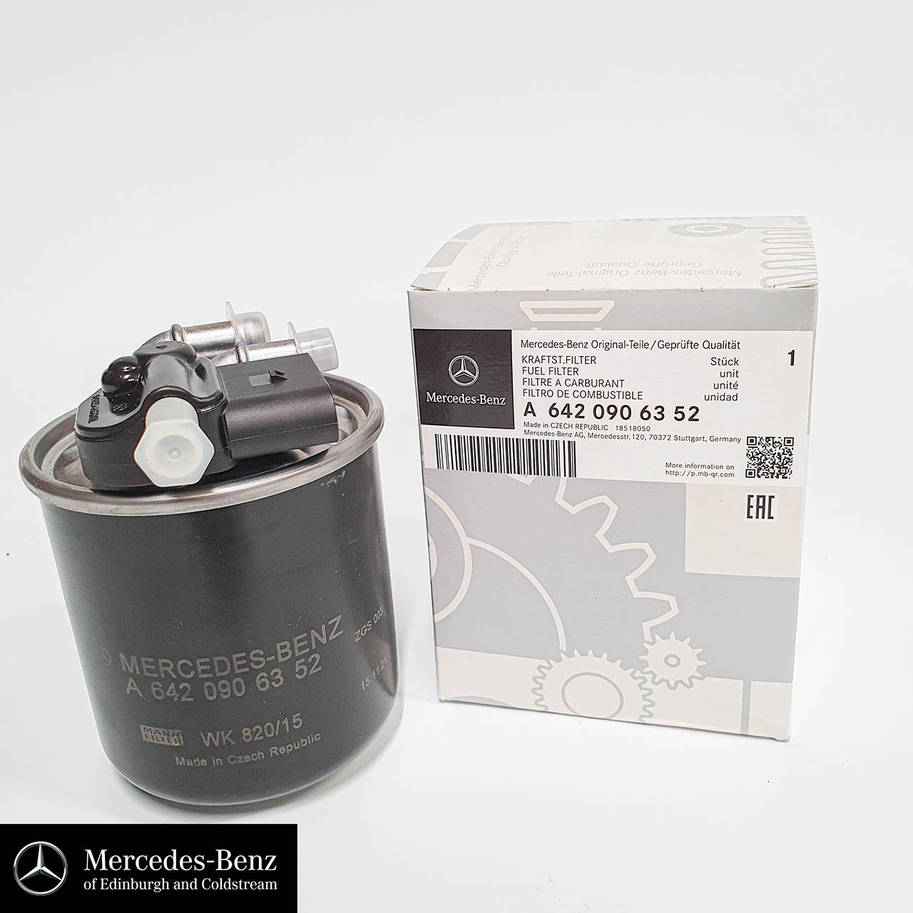 Genuine Mercedes-Benz Fuel Filter For OM651 Diesel Engines