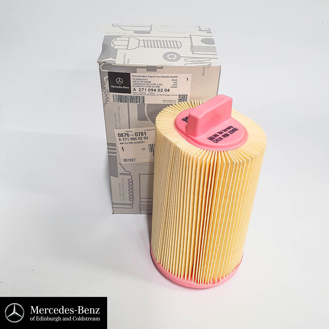 Genuine Mercedes-Benz Air Filter A2710940204 For M271 Petrol Engine