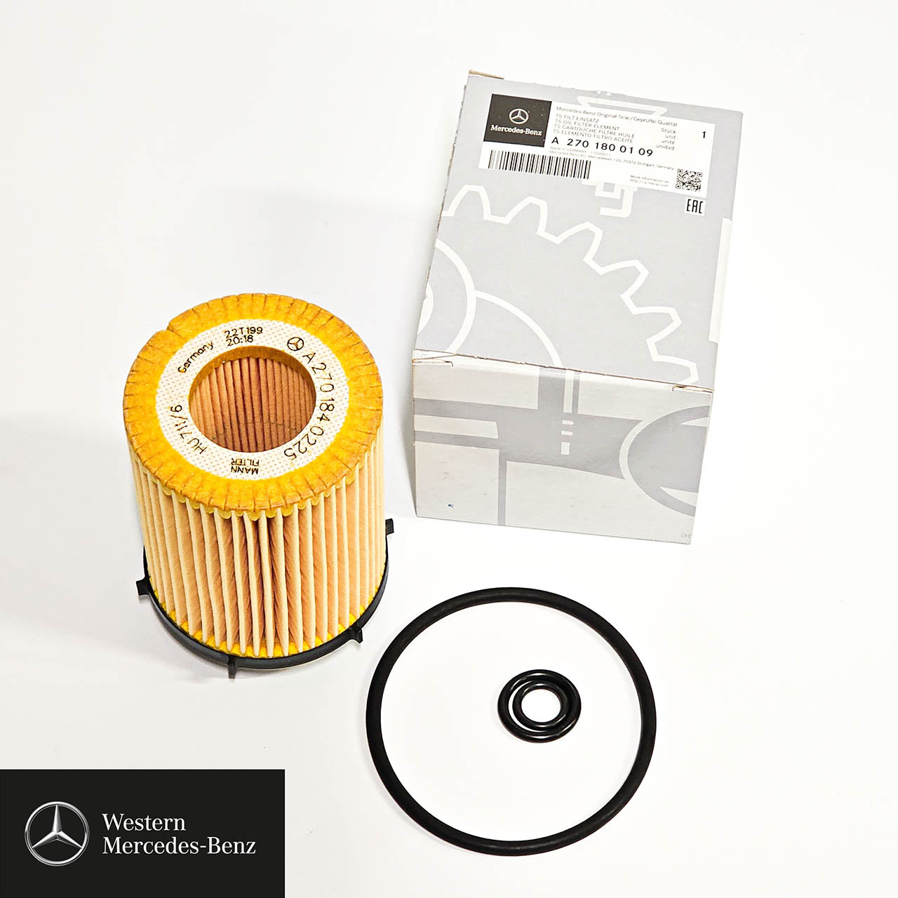 Genuine Mercedes-Benz M270 Engine Oil Filter & Sump Washer A2701800109