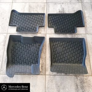 Genuine Mercedes-Benz Floor Mat Trays, Dynamic Squares All Season Mat, 4-Piece For EQA