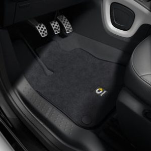 Genuine Smart 453 Black Velour Floor Mats