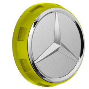 Genuine Mercedes-Benz Wheel Trim Cover - AMG Hub Cap, Yellow