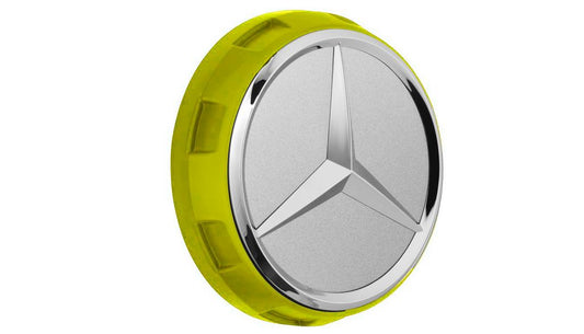 Genuine Mercedes-Benz Wheel Trim Cover - AMG Hub Cap, Yellow