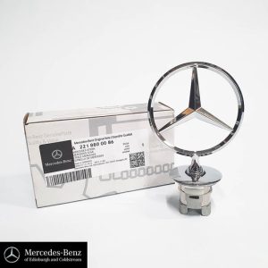 Genuine Mercedes-Benz Raised Bonnet Star - Chrome
