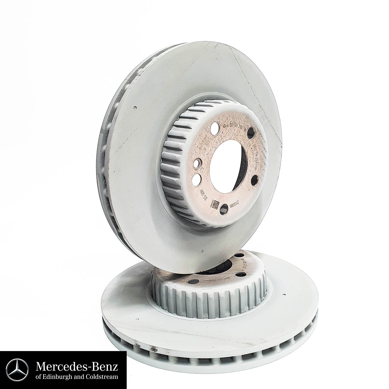 Genuine Mercedes-Benz brake Disc Set - Front - C Class 205, E Class 213 Model Series